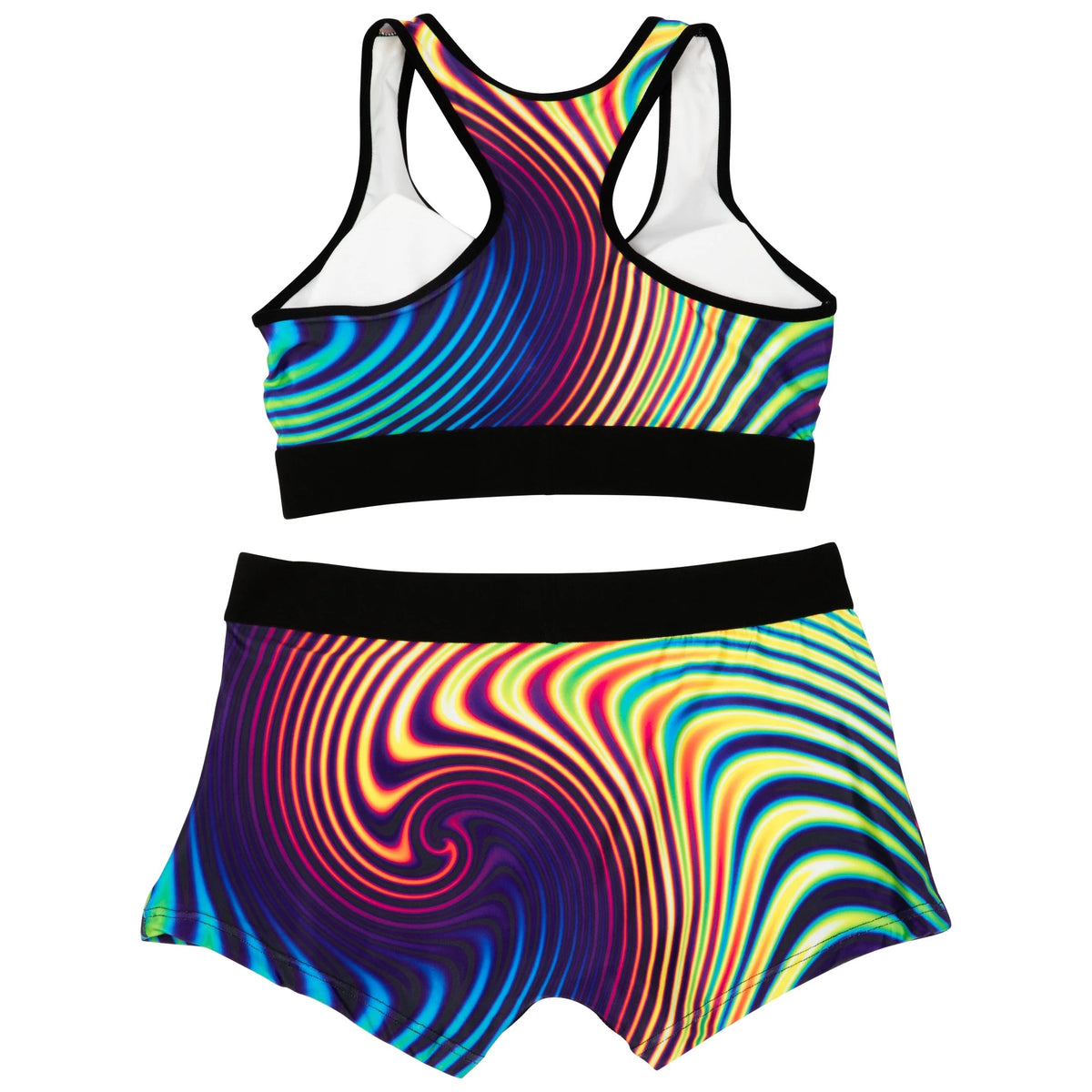 Sports Bra and Boy Short Panty Set Q952668